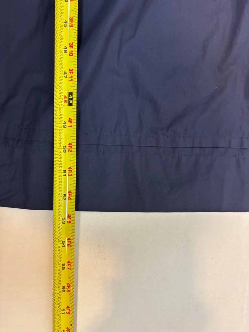 Quince 100% Organic Cotton Poplin Tiered Maxi Dress in Navy Size L - Picture 14 of 14